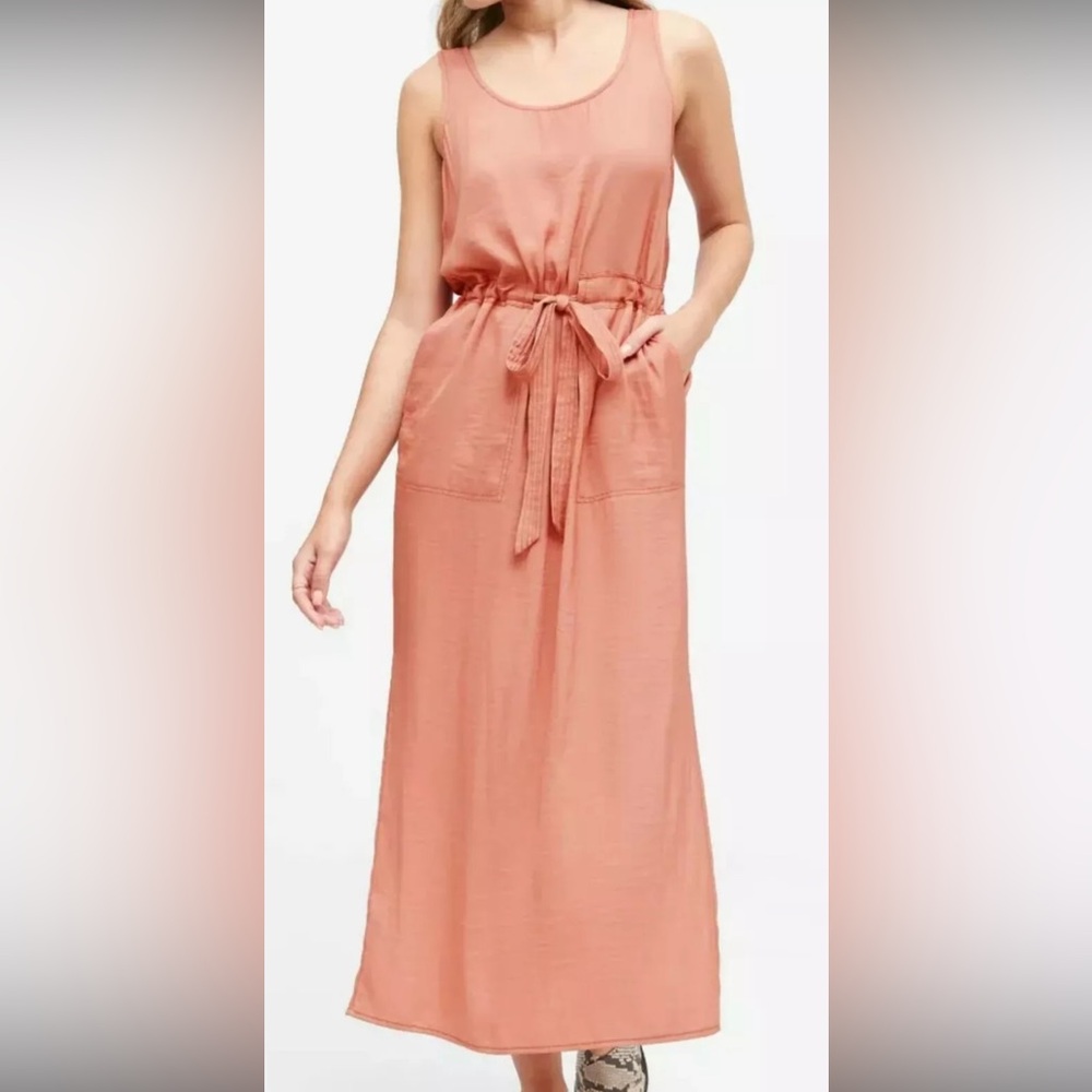 Banana Republic Cinch Waist Maxi Dress